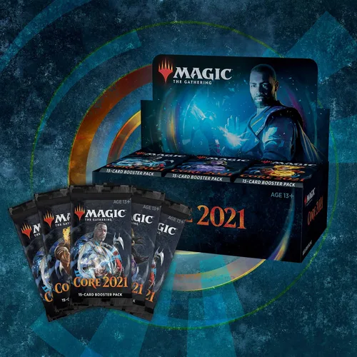 Vista 4 de Magic: The Gathering Core Set 2021 (M21) Draft Booster Box 36 paquetes de refuerzo (540 tarjetas) Último set