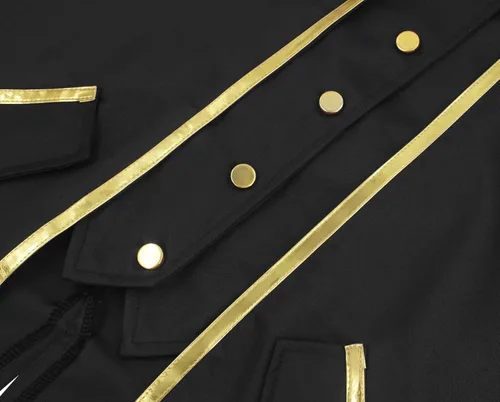 Vista 4 de AIEOE Chaquetas Steampunk para hombre, estilo gótico, para cosplay, manga larga, medievales, tallas XS-XXL