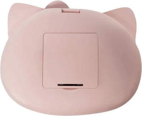 Vista 4 de Impressions Vanity Hello Kitty - Espejo compacto Kawaii con interruptor de sensor táctil para brillo ajustable, espejo de maquillaje iluminado