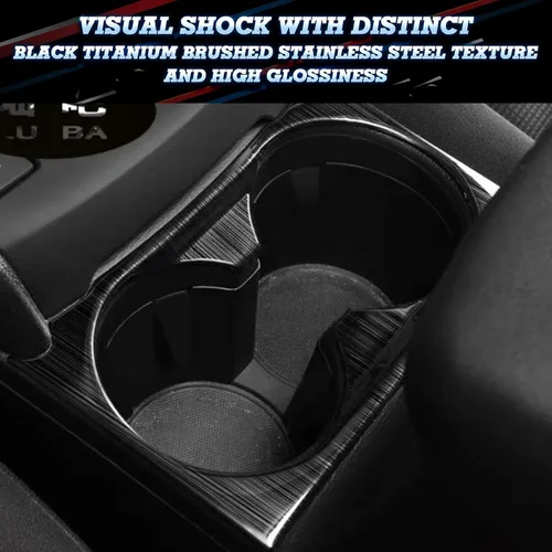 Vista 3 de x xotic tech Soporte para taza de agua para consola central, marco compatible con Mazda CX-5 CX5 2017 2018 2019 2020 2021 2022 2023 2024 2025