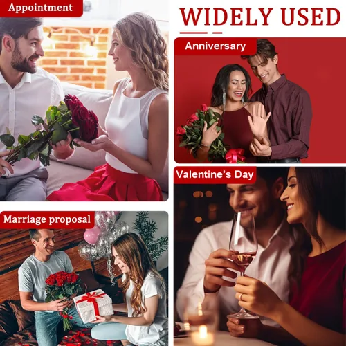 Vista 7 de Uñas postizas cuadradas cortas a presión para el día de San Valentín, uñas blancas francesas con pegamento, uñas postizas con diseño de corazón