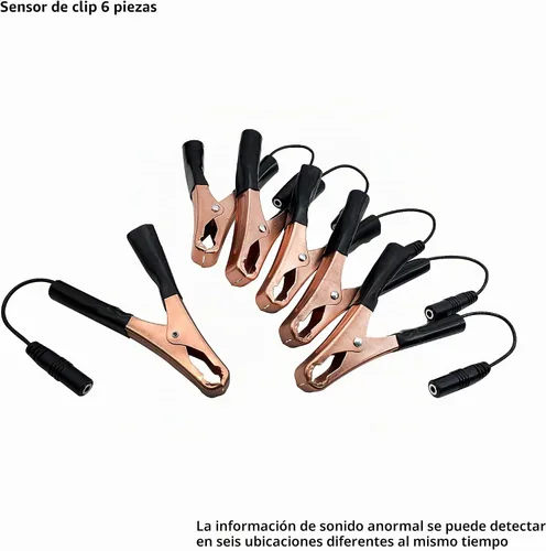 Vista 8 de ZKTOOL Kit de estetoscopio electrónico de chasis con auriculares, estetoscopio electrónico automotriz, juego de herramientas de prueba de sonido