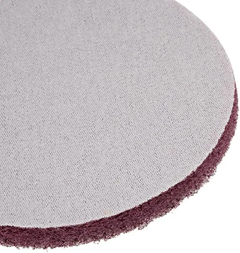 Vista 5 de uxcell Estropajo de 5 pulgadas para fregar, disco de raspado, aro y bucle de superficie de disco de acondicionamiento de 8 piezas