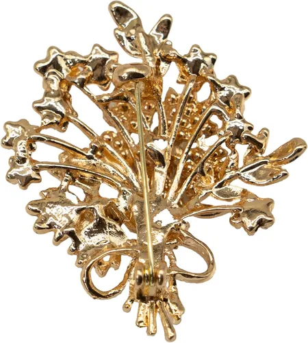 Vista 3 de Broche bonito y elegante para mujer, broche de flores para ropa de mujer