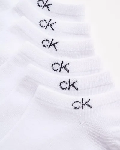 Vista 67 de Calvin Klein Calcetines para hombre, mezcla de algodón, acolchados, sin talla, forro de calcetines atléticos (6 unidades)