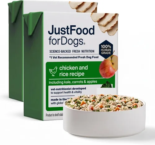 Vista 23 de JustFoodForDogs Paquete variado de comida para perros, fresca, aderezos, recetas de res y pollo apto para consumo humano, 12.5 onzas, paquete de 4