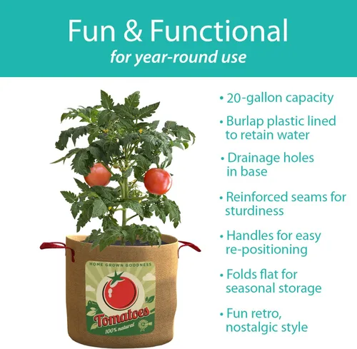 Vista 2 de PANACEA PRODUCTOS 84386 Grow Bag tomates, 20 galones
