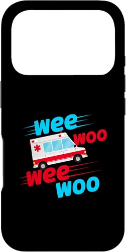 Vista 29 de Funda EMT para iPhone 13 Pro Max Wee Woo Wee Woo Ambulancia Técnico Paramédico