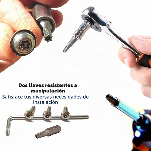 Vista 5 de Aootf - Tornillos antirrobo para matrícula, sujetadores de acero inoxidable