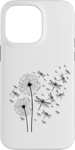 Vista 21 de Funda para iPhone 12/12 Pro Wildlife Animal Insect Dandelion Dragonfly