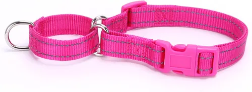Vista 11 de Serijoars Martingale - Collar para perro, collar ajustable de nailon para entrenamiento, collar martingala reflectante para perros pequeños, Negro