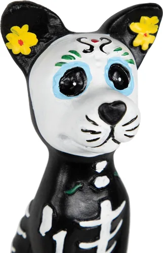 Vista 7 de Northlight Figura decorativa de perro con esqueleto del Día de los Muertos de 5 pulgadas