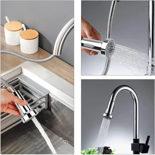 Vista 7 de Kitchen Faucet Spray Head 2 Function Kitchen Tap Spray Head Replacement Part Anti-Splash Shower Head for Kitchen Pull Out Tap & Bathroom Mixer