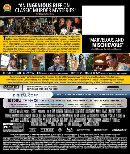 Vista 2 de Knives Out Blu-ray 4K UHD