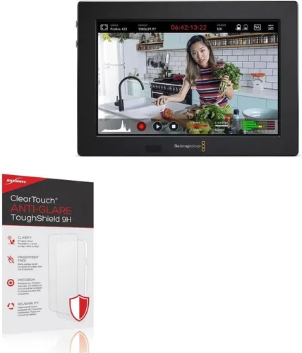 Vista 13 de BoxWave Protector de pantalla compatible con Blackmagic Video Assist 7 3G – ClearTouch Anti-Glare (2 unidades), antihuellas mate
