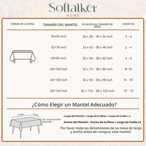 Vista 6 de Softalker Mantel pequeño rectangular con textura de lino de 52 x 70 pulgadas, para exteriores, resistente a las manchas y a las arrugas, decorativo