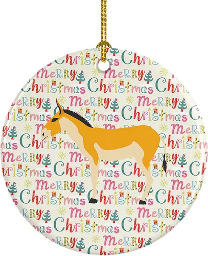 Vista 129 de Caroline's Treasures Adorno de cerámica de avestruz común para árbol de Navidad, decoración colgante para el hogar, Navidad, vacaciones, fiesta