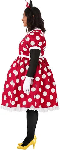 Vista 4 de Disney - Disfraz de Minnie Mouse de lujo de talla grande