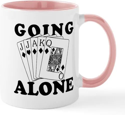 Vista 8 de CafePress Euchre Champ Mugs Taza de café de cerámica de 11 oz (11.0 fl oz)