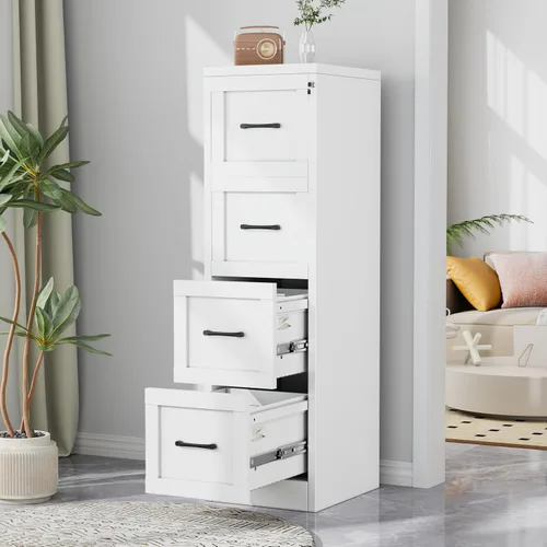 Vista 9 de 2 Drawer File Cabinet with Lock, Small Filing Cabinet for Home Office Negro