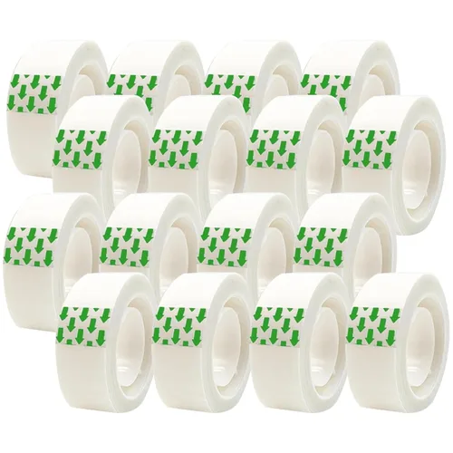 Vista 11 de 6 rollos de repuestos de cinta transparente, cada rollo de 1 pulgada, núcleo de 3/4 x 980 pulgadas, para escuela, oficina, hogar.