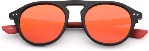 Vista 2 de GLINDAR Gafas de sol polarizadas vintage para mujeres y hombres, redondas, protección UV400, gafas retro