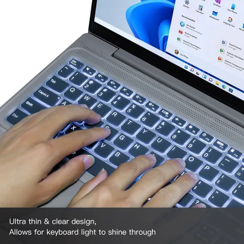 Vista 7 de Funda protectora universal para teclado de laptop de 13 pulgadas y 14 pulgadas, ultradelgada, Dell, HP, Lenovo, Acer, Asus MacBook, a prueba