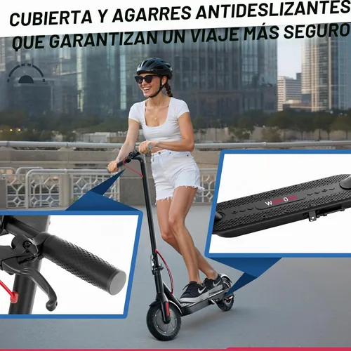Vista 8 de Windone Electric Scooter for Adults, 430W Peak Motor, 19MPH & 17-Mile Range, Foldable Commuter Scooter with 10" Shock-Absorbing Tires & Dual Braking