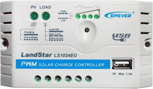 Vista 4 de ACOPOWER Panel de 25 vatios (kit de 10 A y 25 W) construye tu cargador solar en una parada Mono