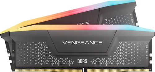 Vista 6 de CORSAIR Vengeance RGB RS DDR5 16 GB (1 x 16 GB) Hasta 6000 MHz AMD Intel Gris