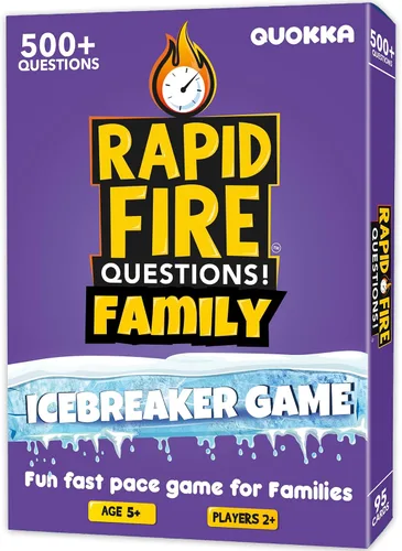 Vista 11 de QUOKKA Juego de tarjetas de conversación familiar – Juego de romper el hielo para niños y familias – Tarjetas rompehielos con más de 500 preguntas
