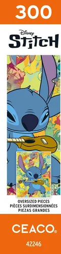 Vista 9 de Ceaco - Disney Stitch Galaxy Grunge - Rompecabezas de 300 piezas grandes