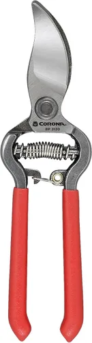 Vista 8 de Corona BP 3180D Podador clásico forjado de bypass con capacidad de corte de 1 pulgada, 1", Rojo & NISAKU NJP650 El original cuchillo japonés