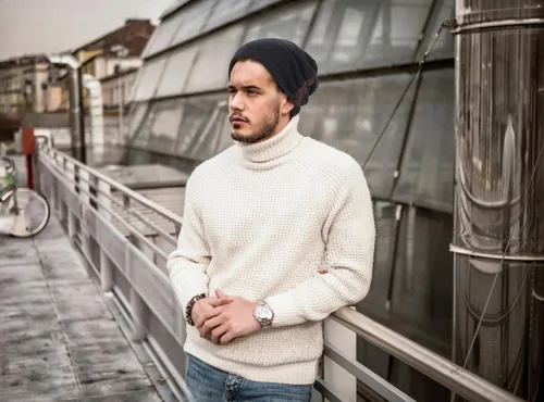Vista 6 de Gorro de punto holgado para invierno, cálido y suave, para clima frío