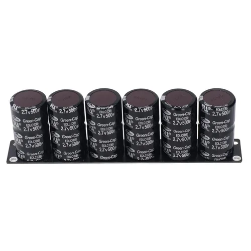 Vista 9 de 6 en Super Capacitor Set 1 2.7V500F Super Capacitor Condensador Componentes de Almacenamiento de Energía 16V 83F para Dispositivos Electrónicos
