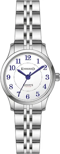 Vista 7 de Easy Reader Watch for Women with Solid Stainless Steel Band Ladies Dress Watch Water Resistant
