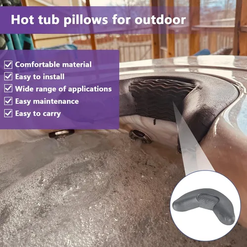 Vista 5 de Almohadas de spa de repuesto para almohada artesiana para bañera de hidromasaje, compatible con spa de isla, spa de mares tropicales, Gran Bahama