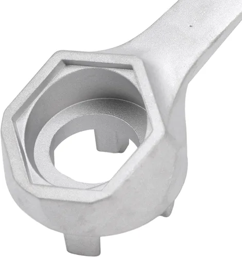 Vista 9 de Llave de tambor y llave de aluminio, ajuste universal para abrir tambores de 10, 15, 20, 30, 55 galones, ligera y resistente, ideal