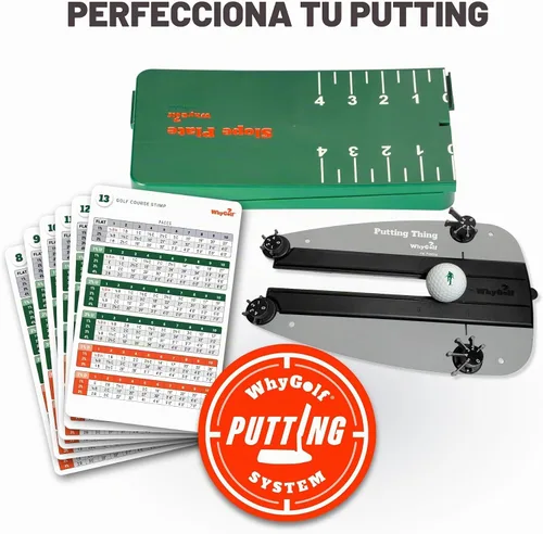 Vista 6 de WHYGOLF Sistema de Putting y Accesorio de Putting – Ayuda de Entrenamiento de Golf para Golpe, Precisión y Lectura del Green – Puertas de Putting