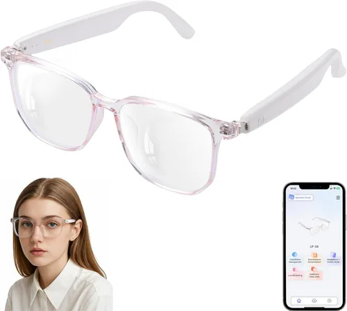 Vista 10 de Lentes inteligentes AI para hombres y mujeres con GPT de chat, lentes de traducción Bluetooth (más de 165 idiomas y acentos), lentes que cambian