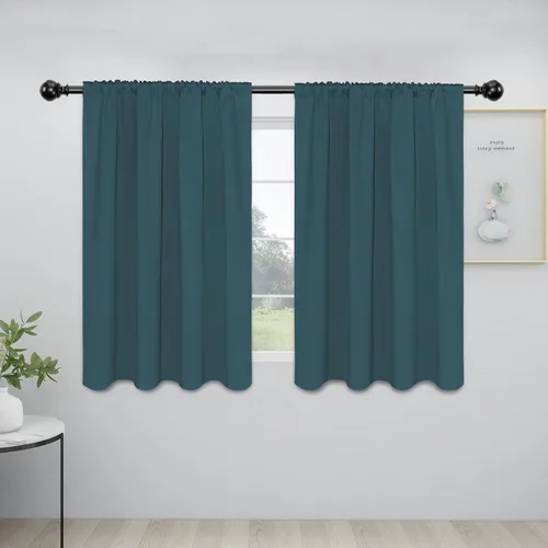 Vista 70 de Easy-Going - Cortinas opacas con bolsillo para varilla para dormitorio, cortinas de ventana para oscurecer la habitación para sala de estar