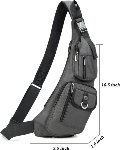 Vista 80 de Nicgid Sling Bag - Mochila bandolera para hombre), LYSB01NH075BJ-SPRTSEQIP