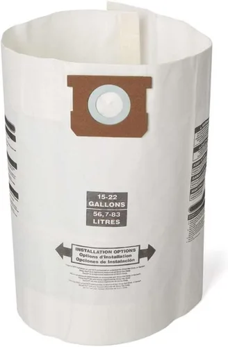 Vista 7 de Se adapta a la bolsa de polvo Shop Vac. For General Debris, Fits Most 5 to 8 Gallon Shop Vacuums, Collects Dry Only Debris, Reduces Cleanup Time