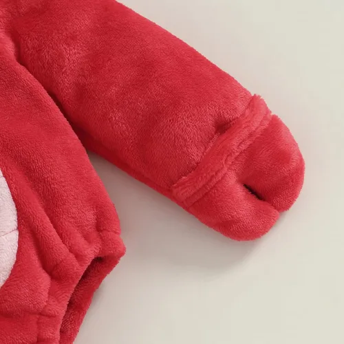 Vista 7 de Mameluco con capucha para bebé recién nacido, disfraz de Halloween, diseño de flamenco, disfraz de cosplay