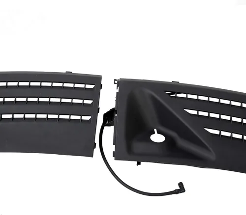 Vista 9 de Panel de cubierta para limpiaparabrisas compatible con Ford F150 2004-2008, rejilla de ventilación del limpiaparabrisa exterior, frontal, izquierdo