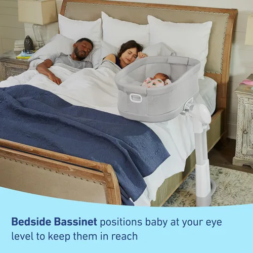 Vista 8 de Graco® Moisés DreamMore™ de cabecera Deluxe con movimiento relajante