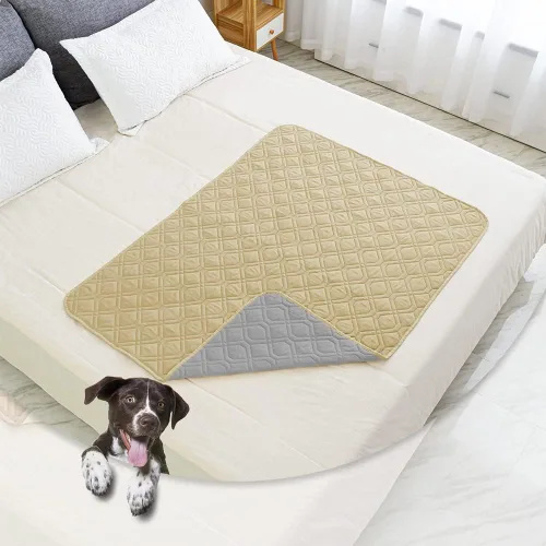 Vista 101 de Ameritex Manta Impermeable Reversible Cubierta para Cama de Perro Manta para Mascotas para Muebles Cama Sofá Sillón