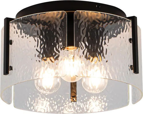 Vista 11 de MAYNA Moderna lámpara de techo dorada, luminarias de pasillo de 1 luz para montaje en techo, regulable, accesorios de iluminación para vestíbulo