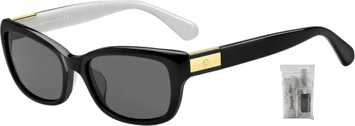 Vista 2 de Kate Spade MarileePS Rectangle Sunglasses for Women + BUNDLE with Designer iWear Complimentary Eyewear Care Kit