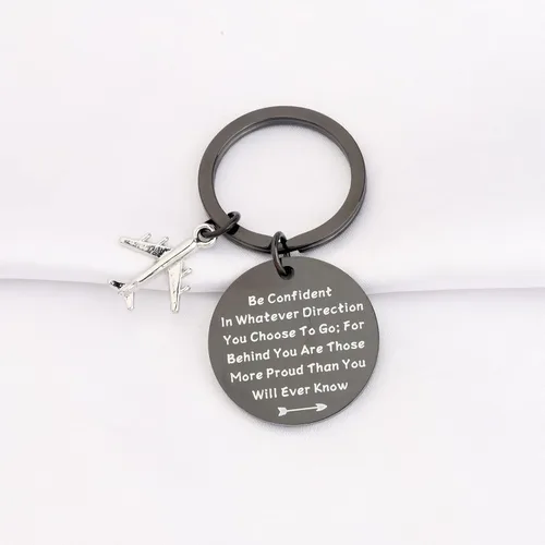 Vista 3 de LQRI Future Pilot Gift - Nuevo regalo de piloto, regalo de graduación de piloto, ten confianza en cualquier dirección que elijas ir, Medio